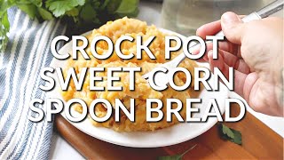 How to make CROCK POT CORN CASSEROLE [upl. by Ethban]