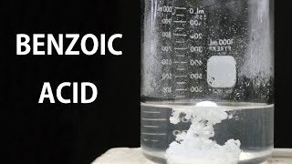 Making Benzoic Acid from sodium benzoate [upl. by Lehet678]