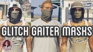 GTA5  Outfit Glitches GAITER MASKS WITH HATHELMETALONE Female amp Male [upl. by Auqined]