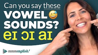 Pronunciation Practice 👄 Difficult Vowel Sounds DIPHTHONGS [upl. by Annoel]