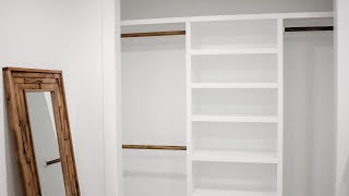 Building a Floating Closet Organizer [upl. by Nonek]