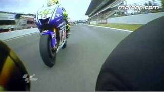 Rossi vs Lorenzo at the 2009 Catalunya Grand Prix [upl. by Westlund]