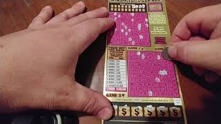 20 Cashword Mass Lottery Scratch Ticket [upl. by Aldon143]