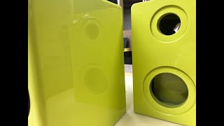 Part 2 How to Clear coat over Krylon enamel  DIY Prime amp Paint speaker cabinets [upl. by Nylissej]