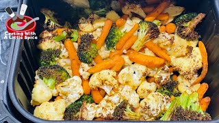 Best Air Fryer Roasted Vegetables  Easy Veggies Recipe [upl. by Eiramaneet759]