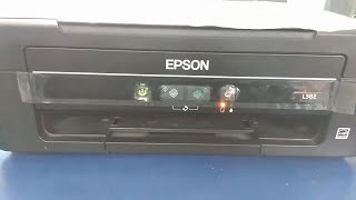 Epson l382 a printers ink pad is at the end of its service life please contact epson support [upl. by Molton]