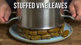 Stuffed Grape vine Leaves the Egyptian way [upl. by Saffren]