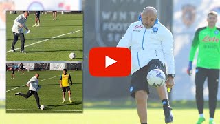 Allenamento Napoli sentite cosa dice Spalletti ai giocatori 💪 [upl. by Malvie438]