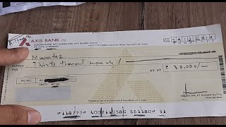 how to fill cheque [upl. by Adorl]