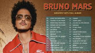 Leave The Door Open  BrunoMars Greatest Hits 2021  BrunoMars Playlist  BrunoMars Full Album [upl. by Alaek454]