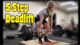 How To Deadlift Starting Strength 5 Step Deadlift [upl. by Cato]