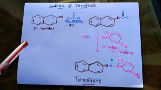 Synthesis of Tolnaftate [upl. by Mic]