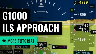 MSFS ILS Approach  Cessna 172  G1000  Microsoft Flight Simulator 2020 [upl. by Etta571]