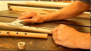 How to Make a 4 hole Native American Flute [upl. by Talanian]