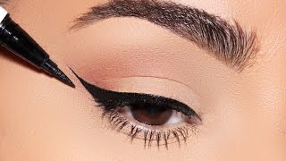 How to PERFECT WINGED EYELINER every single time Simple Beginner Friendly Technique [upl. by Akimas]