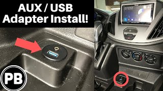 How to install an AUX and USB Input Adapter to an Aftermarket Radio [upl. by Anial]