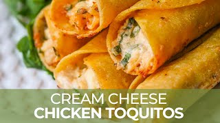 Cream Cheese Chicken Taquitos Recipe [upl. by Reo530]