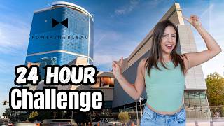 24 Hour CHALLENGE at FONTAINEBLEAU LAS VEGAS [upl. by Terrab393]