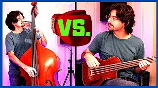 Fretless Bass Ukulele VS Upright Bass [upl. by Reisch]