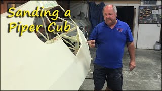 Sanding Tips for Fabric Covered Aircraft  Piper J3 Cub [upl. by Jurdi]