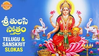 Sri Tulasi Stotram  Goddess Sri Lakshmi Devi Songs  Telugu and Sanskrit Slokas  Devotional TV [upl. by Esenaj41]