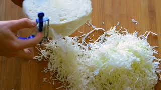 Make Shredding Cabbage Easy [upl. by Eelamme]