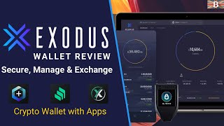 Exodus Wallet Review amp Tutorial Best Free Crypto Wallet for Desktop amp Mobile [upl. by Narmak]