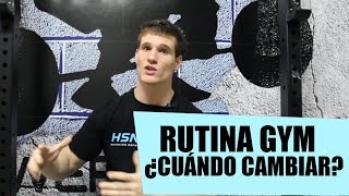 RUTINA GIMNASIO ¿CUÁNDO DEBO CAMBIAR [upl. by Cornwell]