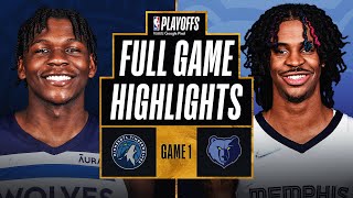 7 TIMBERWOLVES at 2 GRIZZLIES  FULL GAME HIGHLIGHTS  April 16 2022 [upl. by Ykciv]