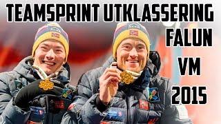 Finale Teamsprint VM 2015 Northug og Krogh tar gull ved utklassering [upl. by Ehtnax]