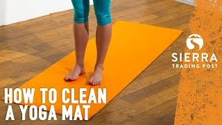 Yoga Mat  How To Clean amp Sanitize [upl. by Wilhelmina541]