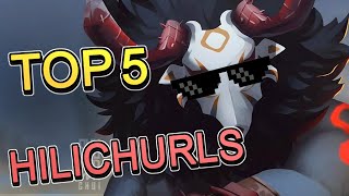 TOP 5 Hilichurls [upl. by Lucier924]