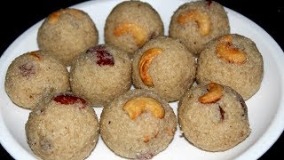 Easy Rava Laddu Preparation in Telugu రవ్వ లడ్డు చేయడం ఎలా [upl. by Alliehs]