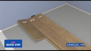 How to install Quick Step laminate flooring planks [upl. by Kare]