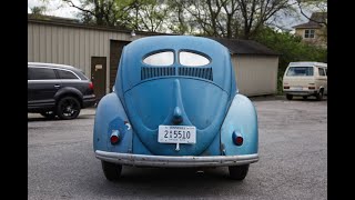 1949 Volkswagen Beetle Video Tour and Engine Start [upl. by Nylanna564]