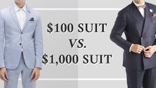 100 Suit vs 1000 Suit  Differences Between Cheap amp Expensive Suits  Gentlemans Gazette [upl. by Aniat]