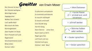 Gedichtvortrag [upl. by Bechler]