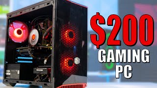 200 Gaming PC Build 2020  Intel i5 3470  RX 560 w Benchmarks [upl. by Alveta111]